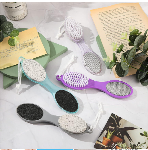 4 in 1 Pedicure Tool Callus Remover Brush – Complete Foot Care  Ar