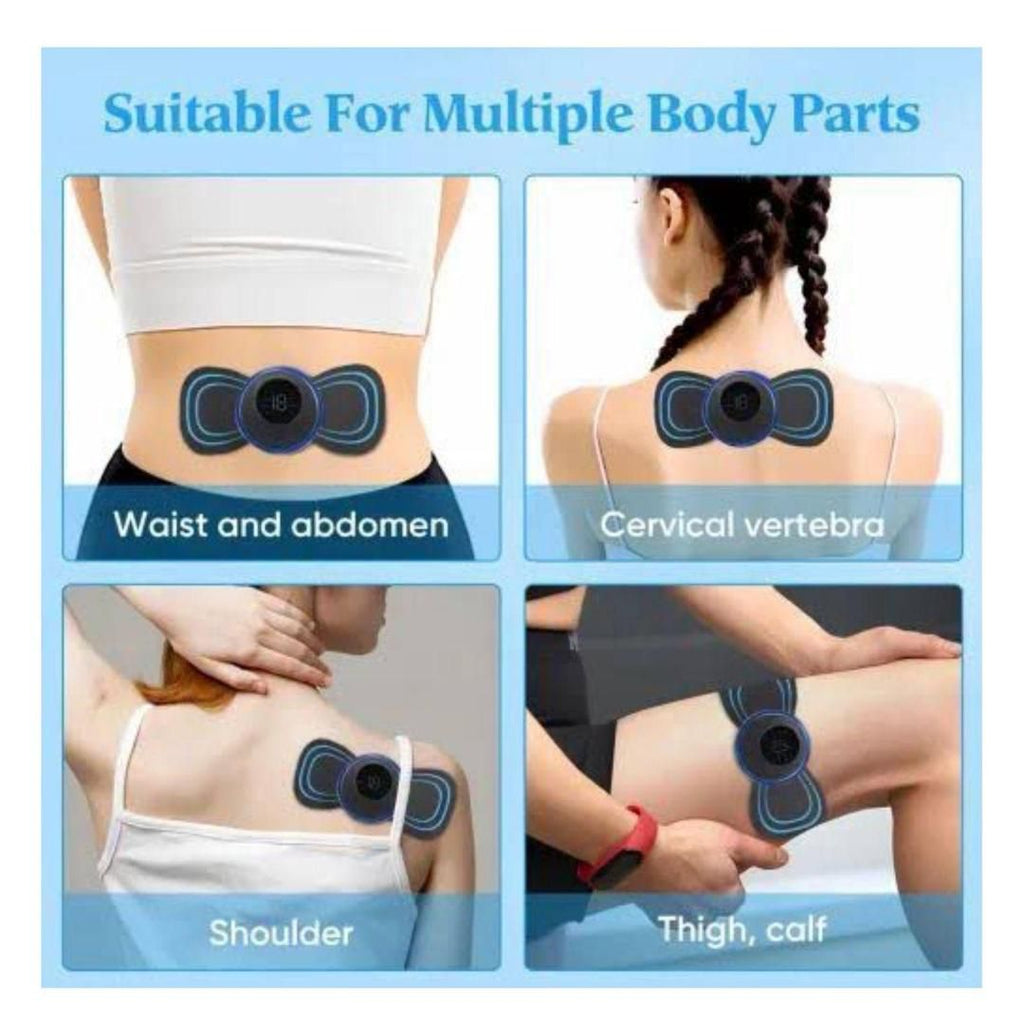 Portable Butterfly Massager with 8 Modes for Blood Circulation  HC